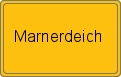 Ortsschild von Marnerdeich