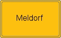 Ortsschild von Meldorf