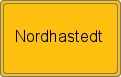 Ortsschild von Nordhastedt