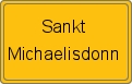 Ortsschild von Sankt Michaelisdonn