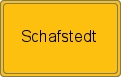 Ortsschild von Schafstedt