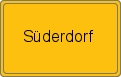 Ortsschild von Süderdorf