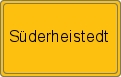 Ortsschild von Süderheistedt