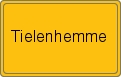 Ortsschild von Tielenhemme