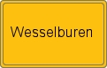 Ortsschild von Wesselburen