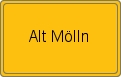 Ortsschild von Alt Mölln