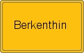 Ortsschild von Berkenthin