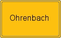 Ortsschild von Ohrenbach