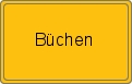 Ortsschild von Büchen