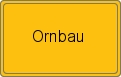 Ortsschild von Ornbau