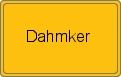Ortsschild von Dahmker