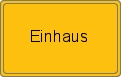 Ortsschild von Einhaus