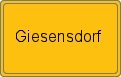 Ortsschild von Giesensdorf