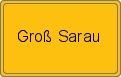 Ortsschild von Groß Sarau