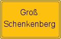Ortsschild von Groß Schenkenberg