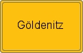 Ortsschild von Göldenitz