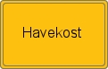 Ortsschild von Havekost