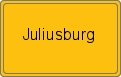 Ortsschild von Juliusburg