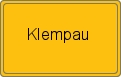 Ortsschild von Klempau