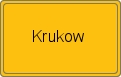 Ortsschild von Krukow