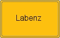 Ortsschild von Labenz