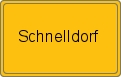 Ortsschild von Schnelldorf