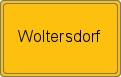 Ortsschild von Woltersdorf