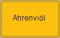 Ortsschild von Ahrenviöl