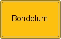 Ortsschild von Bondelum