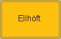 Ortsschild von Ellhöft