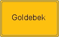 Ortsschild von Goldebek