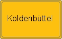 Ortsschild von Koldenbüttel