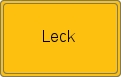 Ortsschild von Leck