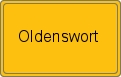 Ortsschild von Oldenswort