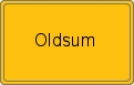Ortsschild von Oldsum