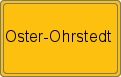 Ortsschild von Oster-Ohrstedt