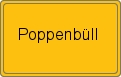 Ortsschild von Poppenbüll