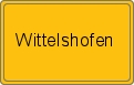 Ortsschild von Wittelshofen