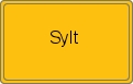 Ortsschild von Sylt
