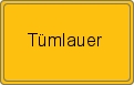 Ortsschild von Tümlauer
