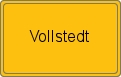 Ortsschild von Vollstedt