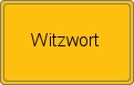 Ortsschild von Witzwort