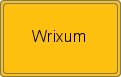 Ortsschild von Wrixum