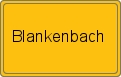 Ortsschild Blankenbach