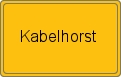 Ortsschild von Kabelhorst