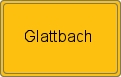 Ortsschild von Glattbach