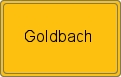 Ortsschild Goldbach