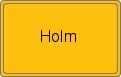 Ortsschild von Holm