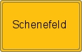 Ortsschild von Schenefeld