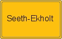 Ortsschild von Seeth-Ekholt